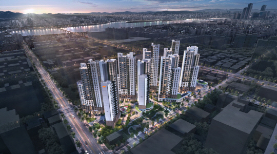 e편한세상 당산 리버파크 조감도